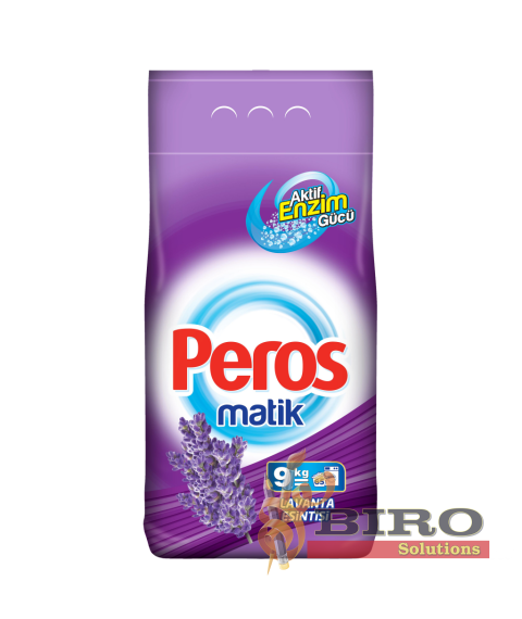 Detergent praf automat PEROS, 9kg, ambalaj moale